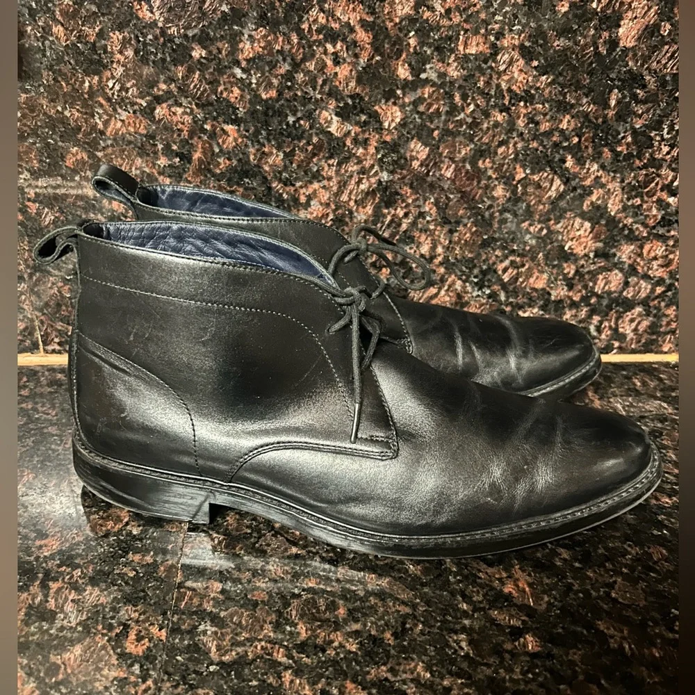 Cole Haan Kennedy Grand Waterproof Chukka leather Boot Black 13